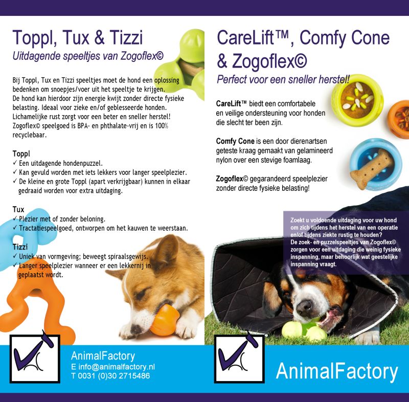 AnimalFactory, Groenekan - buitenzijde brochure