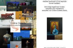 Online Galerie, Vlaardingen - voor- en achterzijde flyer